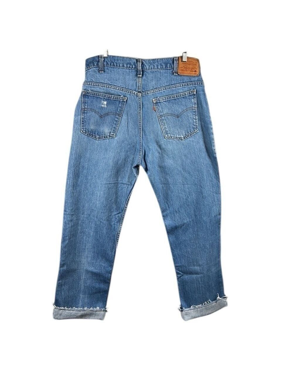 Levi’s 70/80s Orange Tab Distressed Highrise Raw Hem Jeans Size Size 12